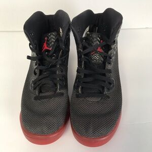Air Jordan Black and Red Sneakers